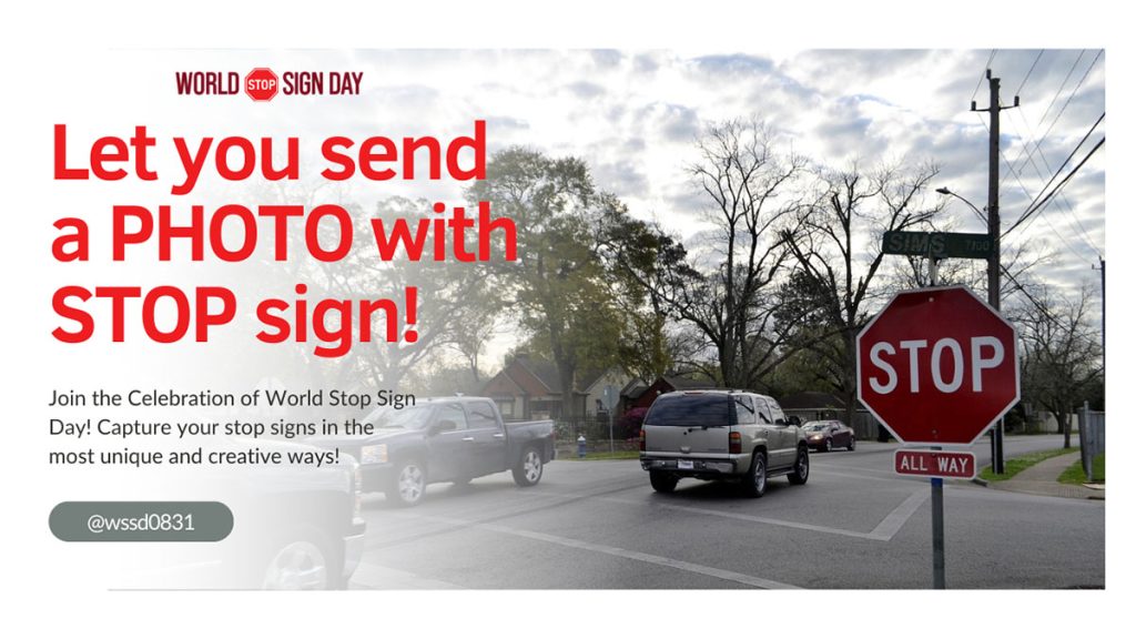 send stop sign photo