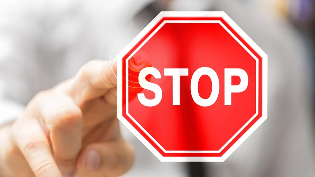 STOP sign